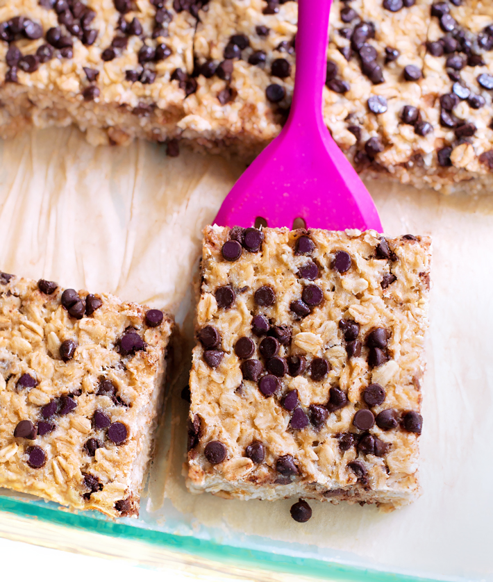 Chocolate Chip Oatmeal Breakfast Squares