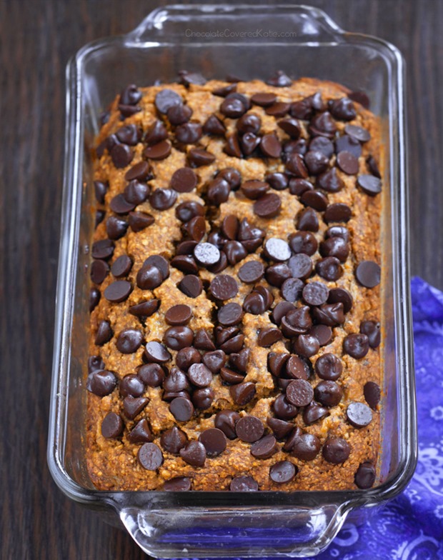 Pumpkin Chocolate Chip Banana Bread