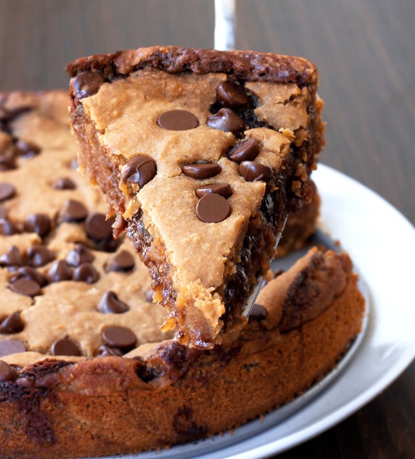 Deep dish cookie pie