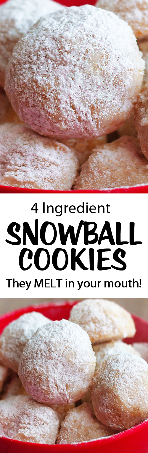 The Best Easy Homemade Snowball Cookies