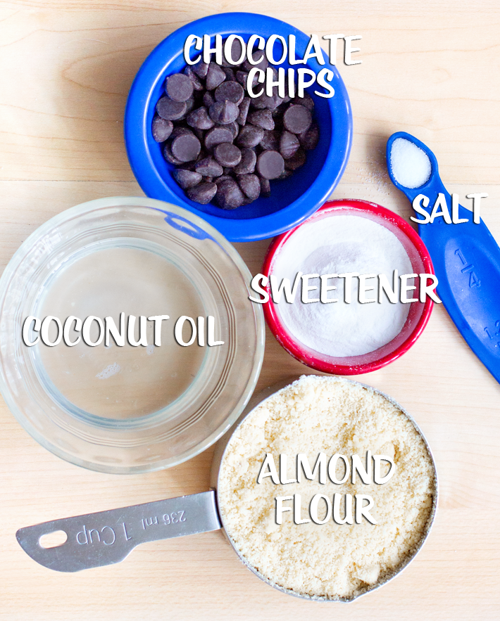 Keto Cookie Dough Ball Ingredients