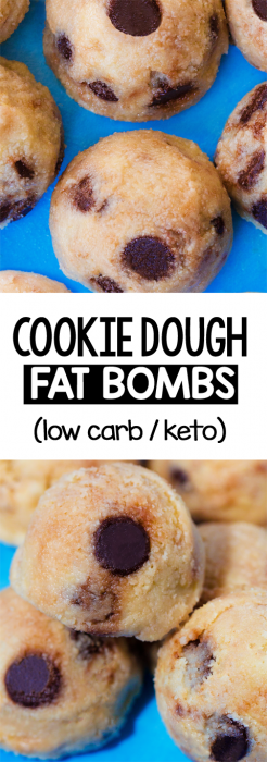 Cookie Dough Fat Bombs - Chocolate Covered Katie