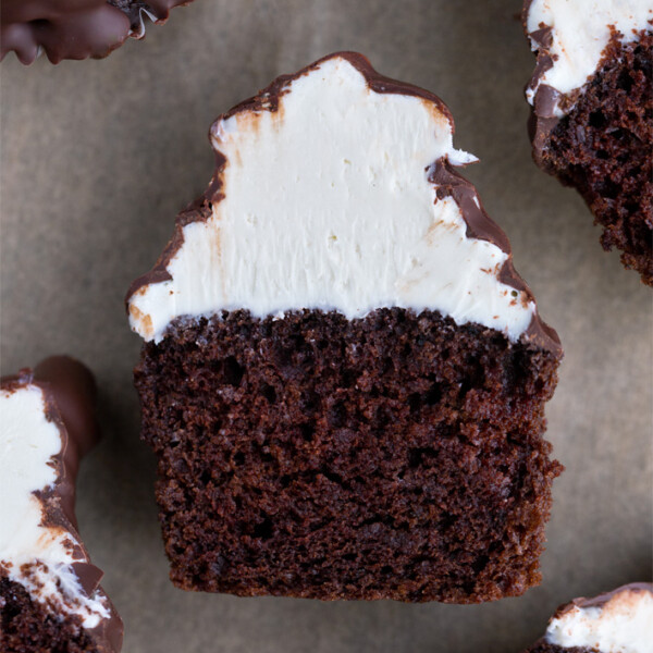 Chocolate High Hat Cupcake Recipe