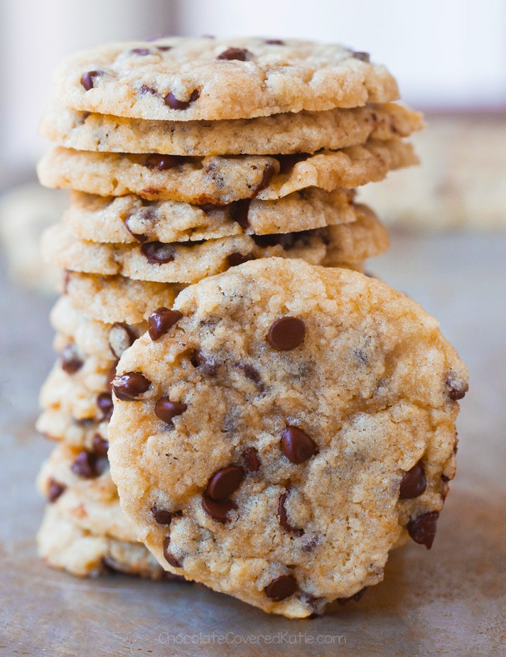 Crispy Chocolate Chip Cookies