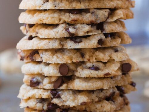 crunchy chewy chocolate chip cookies