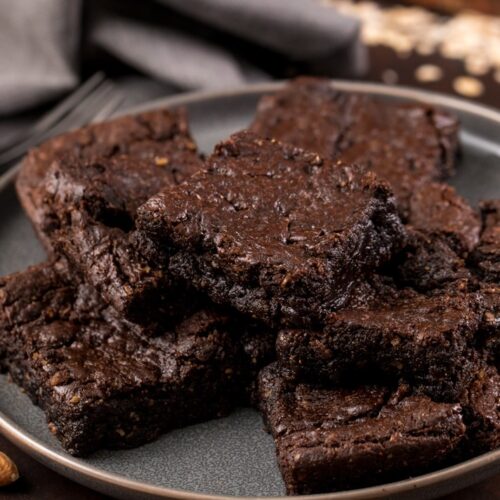 Almond Butter Brownies Flourless & Vegan