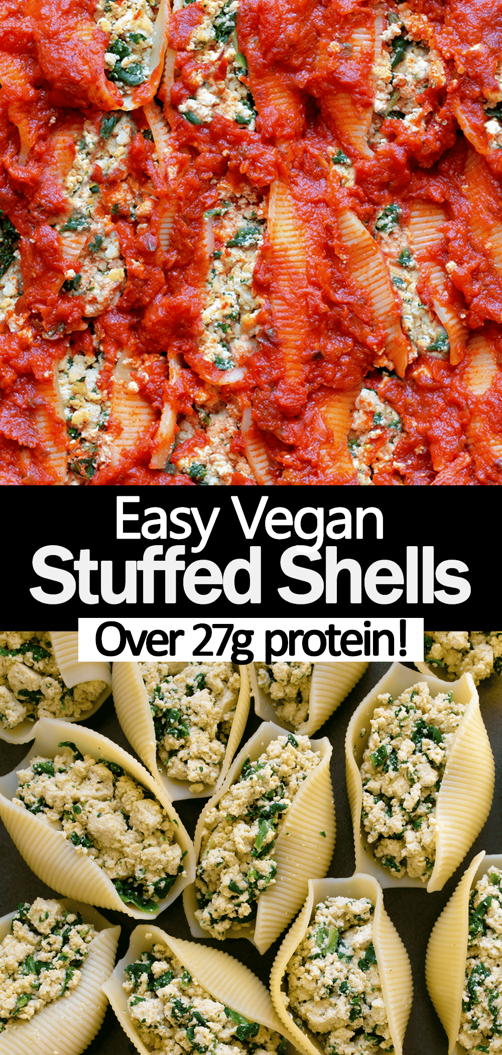 The Best Vegan Stuffed Shells Recipe High Protein Dinner