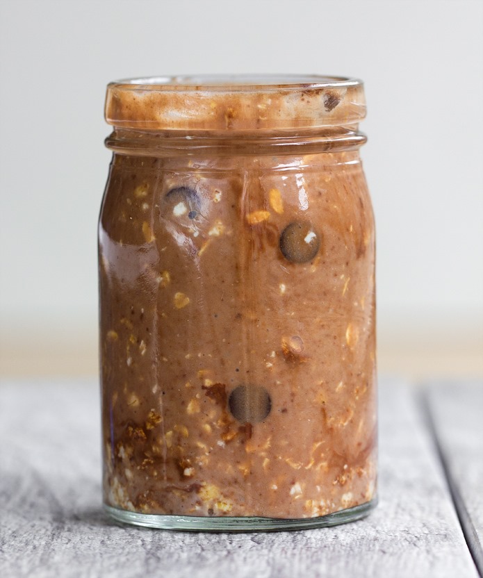 Brownie Batter Chocolate Overnight Oats