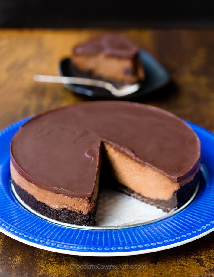 Chocolate Cheesecake with Hazelnut Oreo Crust | Buttermilk by Sam