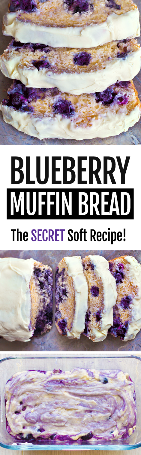 The BEST Blueberry Bread Recipe