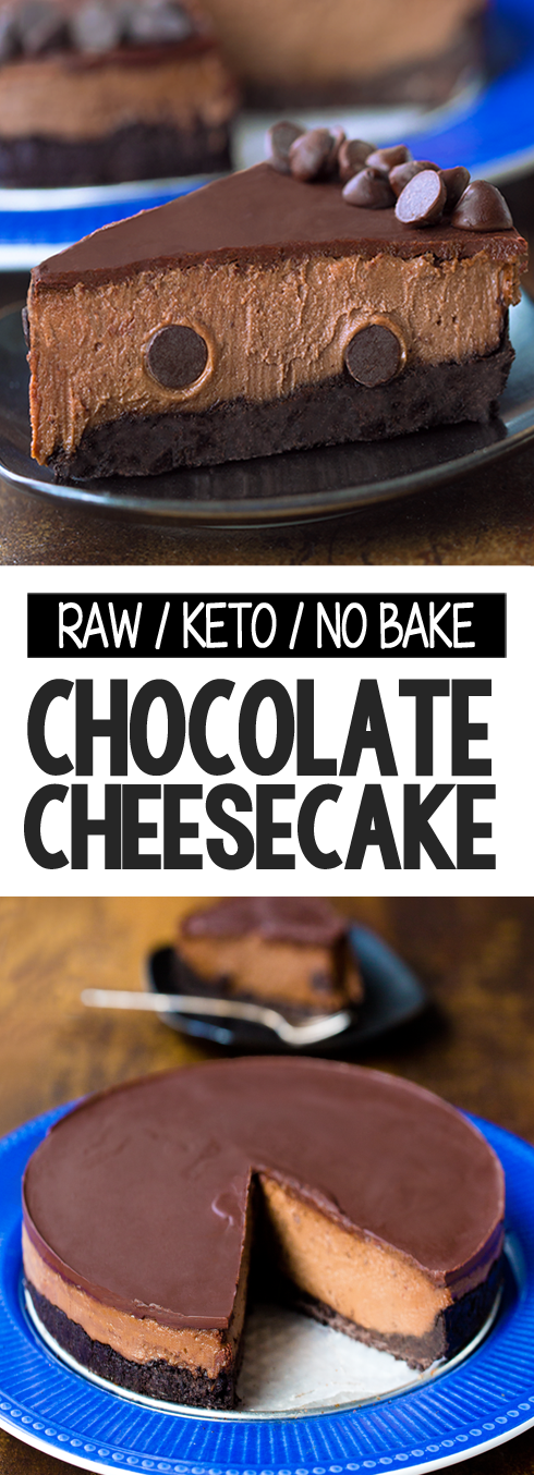 With just 6 ingredients, this is the easiest raw chocolate cheesecake you'll ever try, and it's keto and vegan