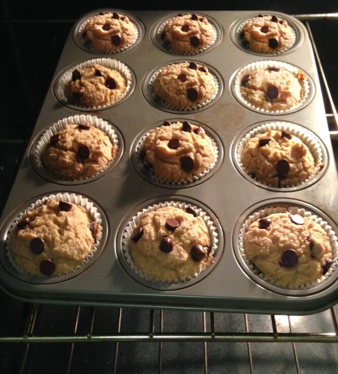 Peanut Butter Muffins – OIL FREE Recipe!