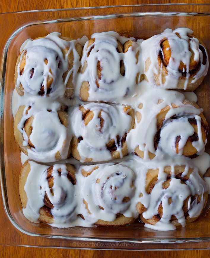 Super Easy Healthy Vegan Cinnamon Rolls