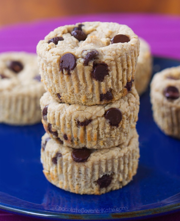 Super Healthy Almond Butter Blender Muffins