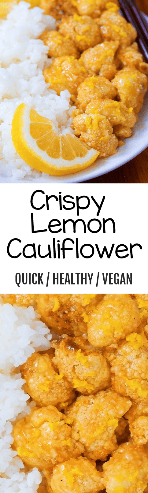 Crispy Lemon Cauliflower, this recipe was SO good!