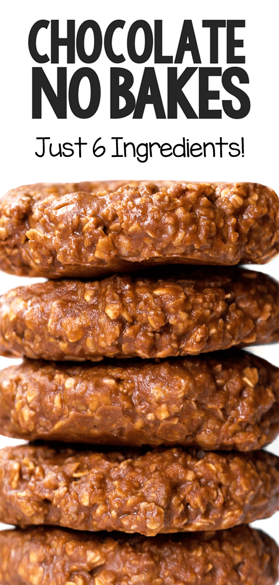 Easy 6 Ingredient Chocolate Oatmeal No Bake Cookie Recipe 