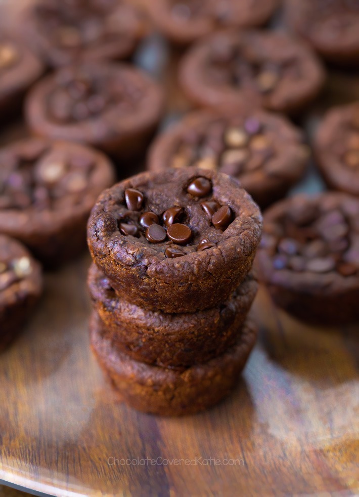 Flourless Chocolate Brownie Bites with NO Flour