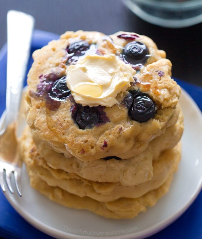 Vegan Blueberry Pancakes