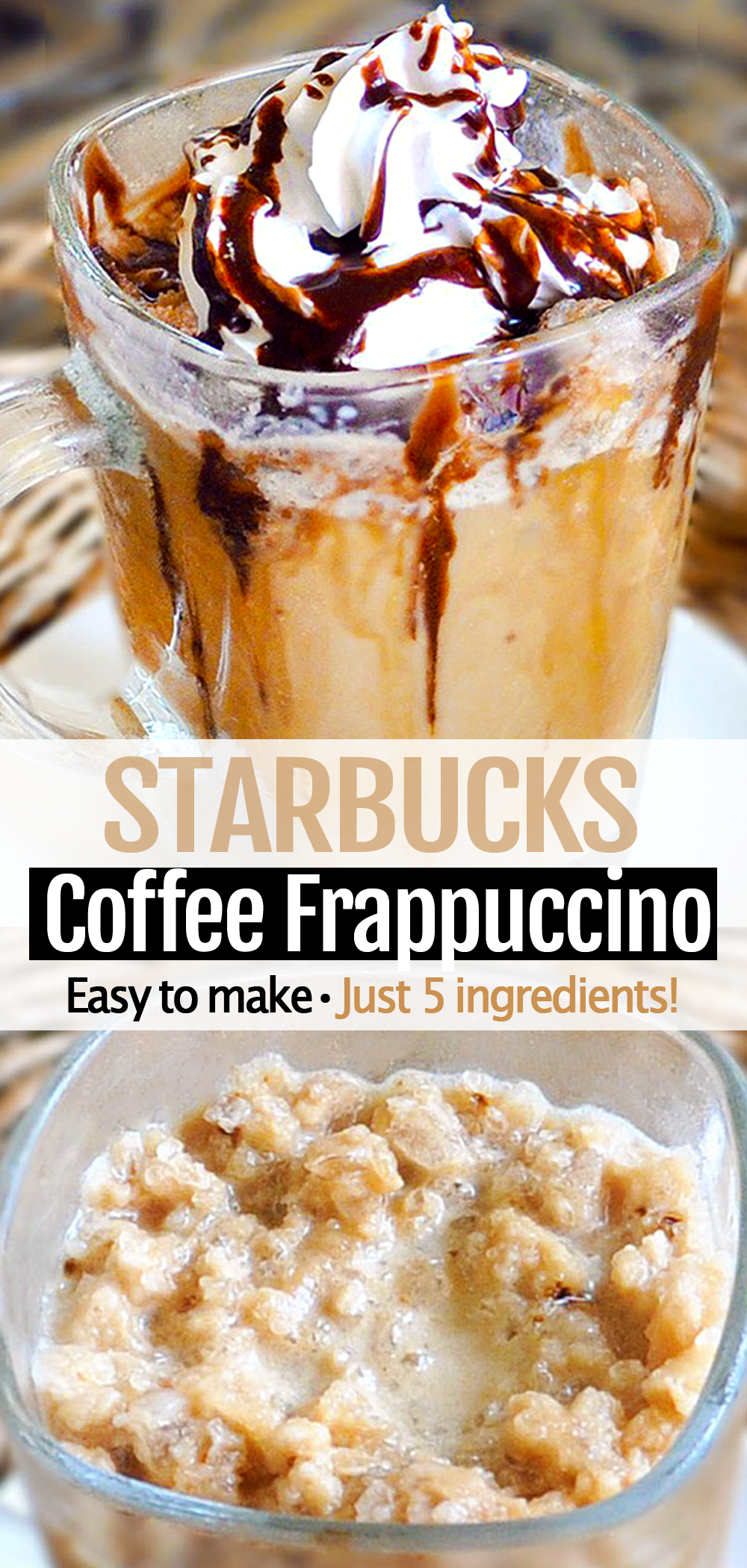 DIY Starbucks Gingerbread Frappuccino 