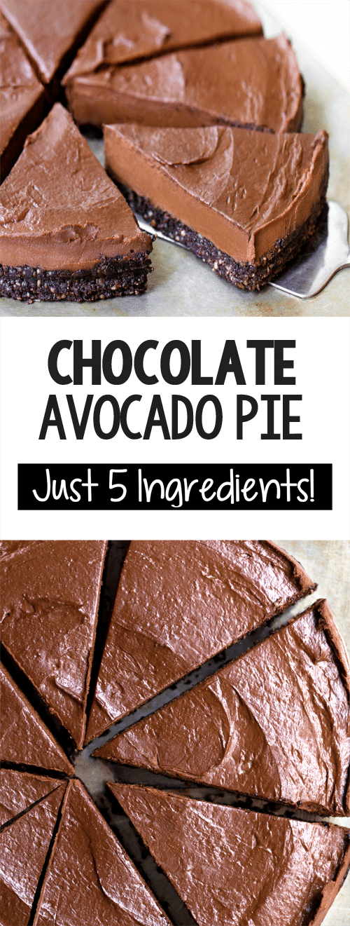 The Best Easy Creamy Vegan Chocolate Avocado Pie Recipe