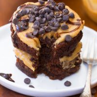 Vegan Chocolate Peanut Butter Cake