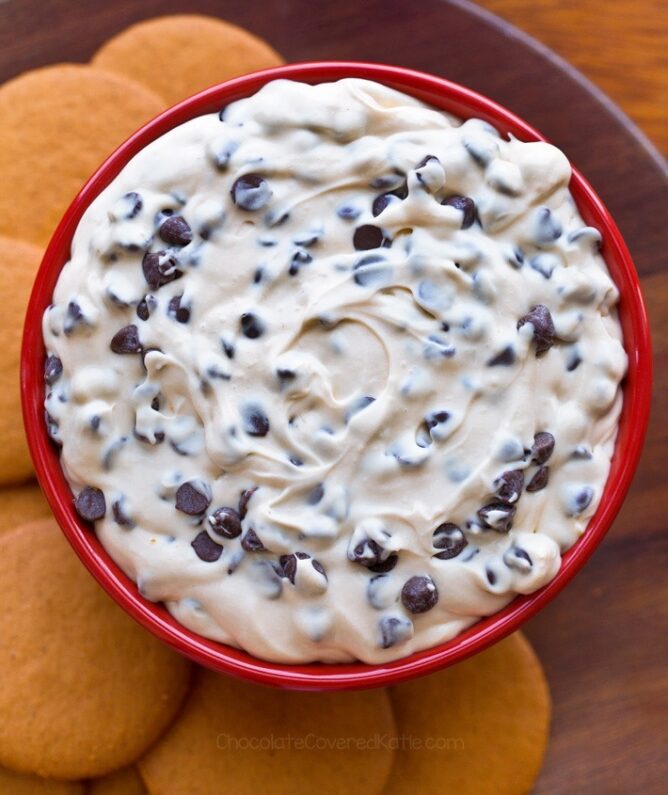 Keto Chocolate Chip Cookie Dough Dip