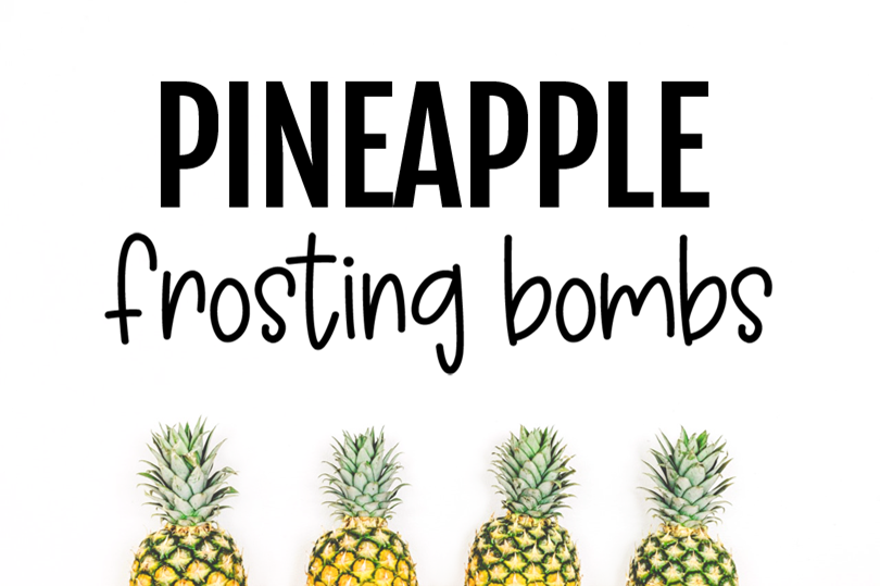 Pineapple Frosting Balls