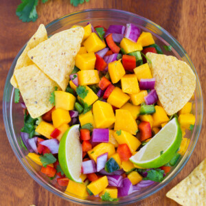 Super Healthy Homemade Mango Salsa Recipe
