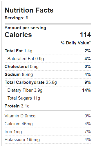 Zucchini Bread Nutrition - Chocolate Covered Katie