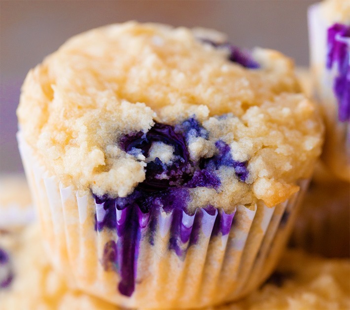 Almond Flour Blueberry Muffins