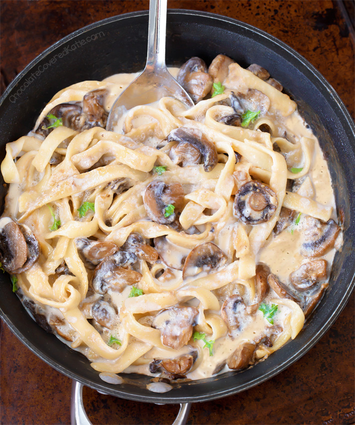 Mushroom Stroganoff - The BEST Creamy Recipe!