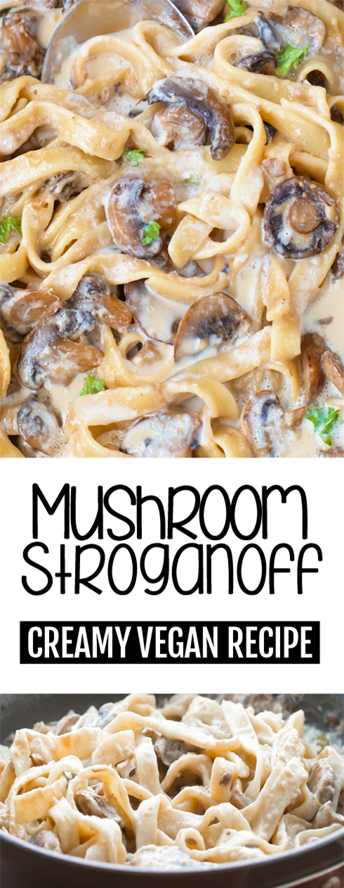 The BEST Creamy Mushroom Stroganoff Recipe Ever