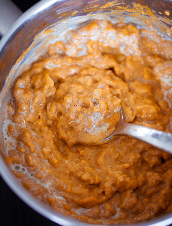 5 Ingredient Super Healthy Pumpkin Oatmeal