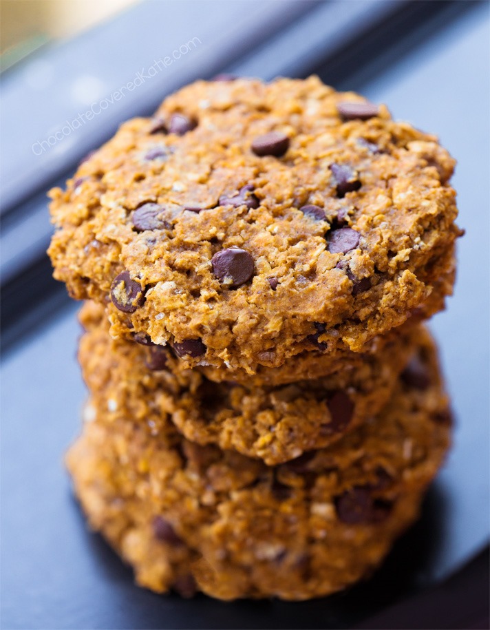 Chewy Pumpkin Chocolate Chip Cookies