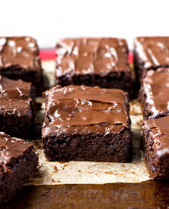 Secretly Healthy Vegan Chocolate Brownies