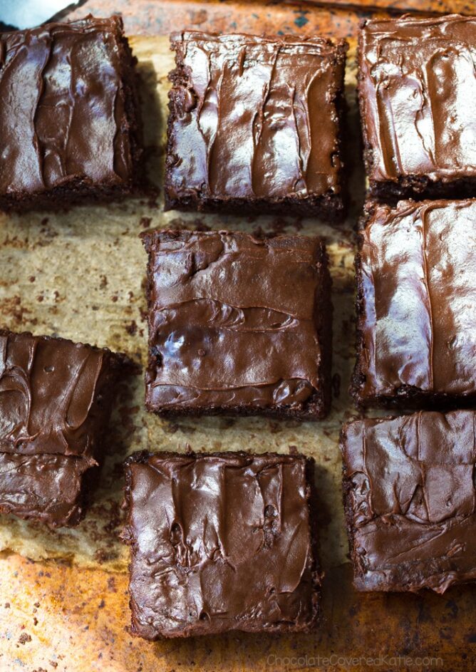 Super Fudgy Vegan Chickpea Brownies