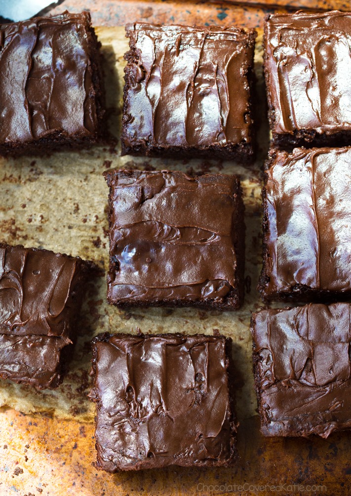 Fudgy Chocolate Chickpea Brownies