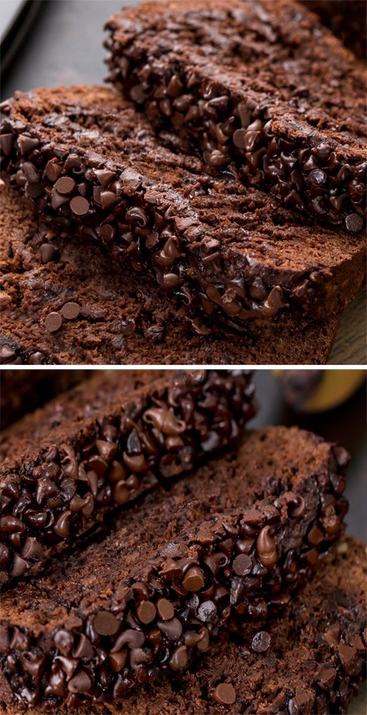 The Best Secretly Healthy Chocolate Banana Bread