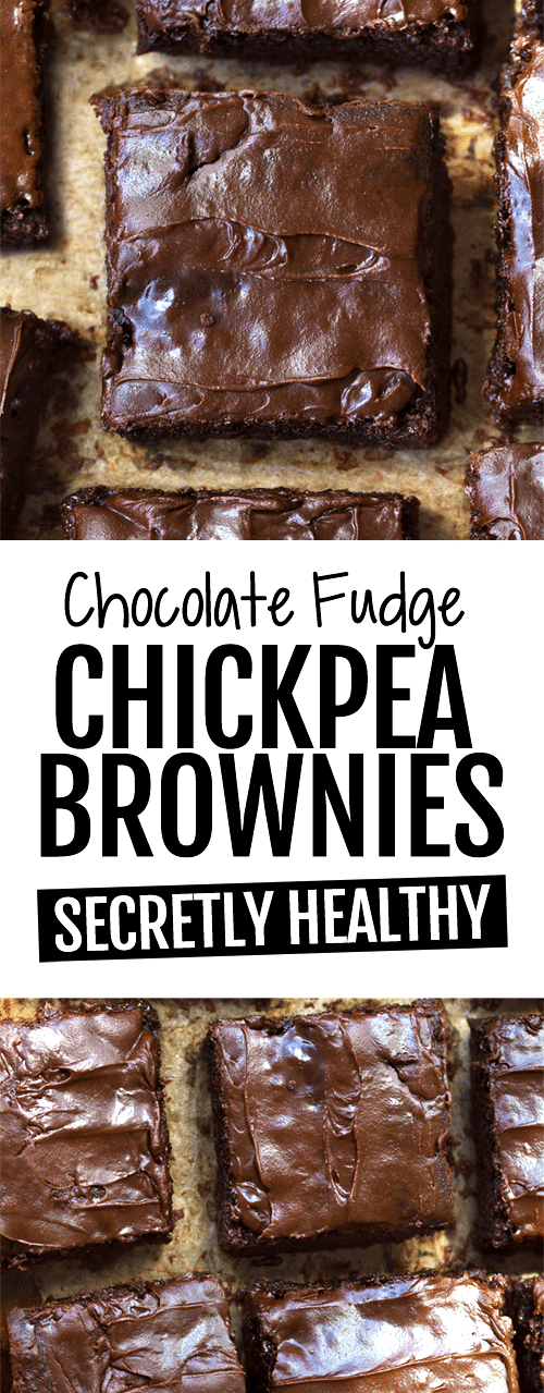 The Best Secretly Healthy Chocolate Chickpea Brownie Recipe