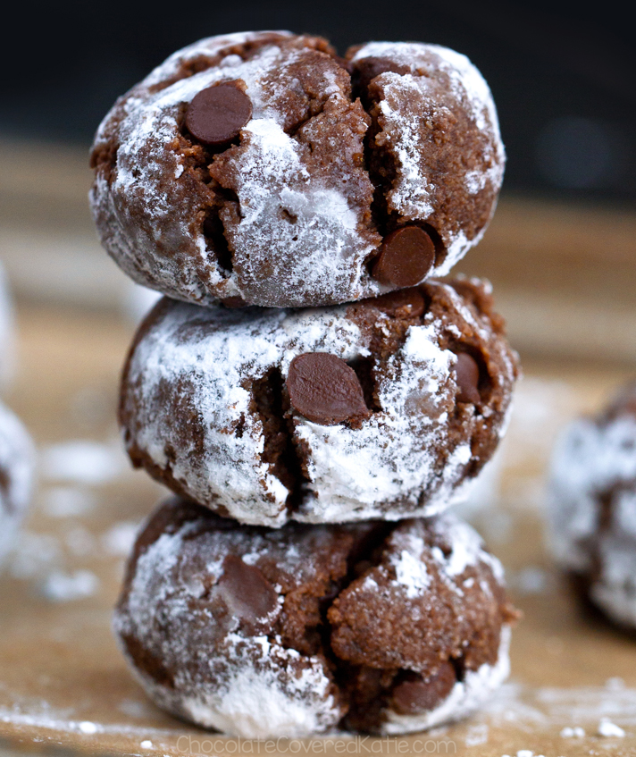 KETO CHOCOLATE FUDGE PIXIE COOKIES