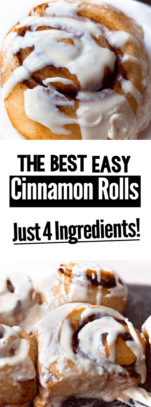 The Best Easy Cinnamon Roll Recipe With 4 Ingredients