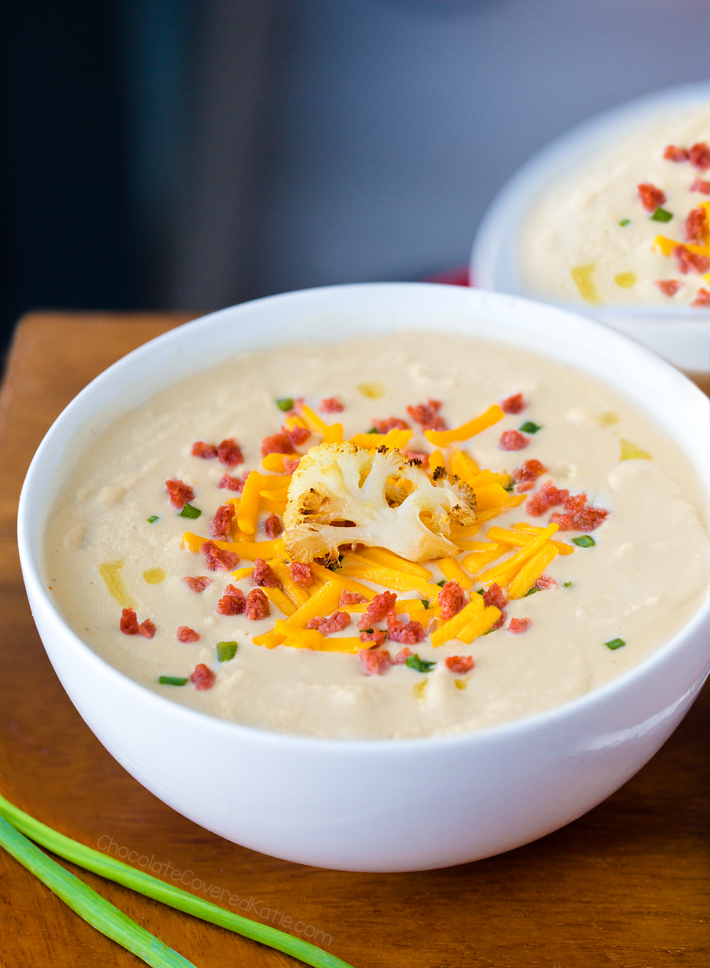 Healthy Vegan Cauliflower Soup Recipe