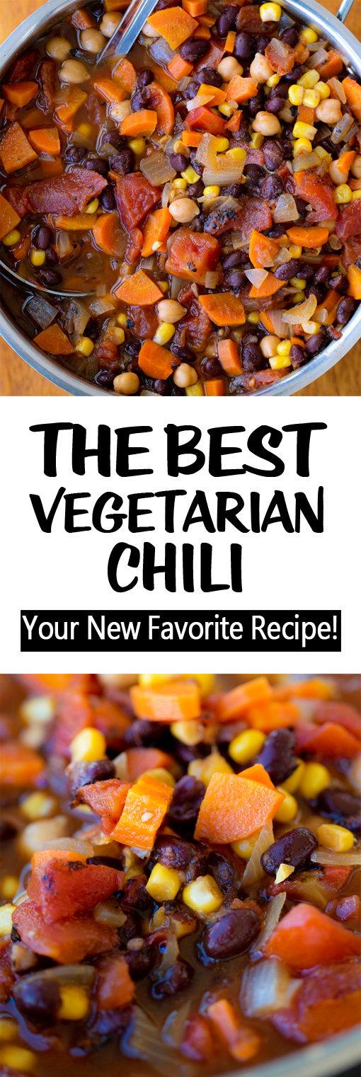How To Make The Best Easy Vegetarian Chili Recipe