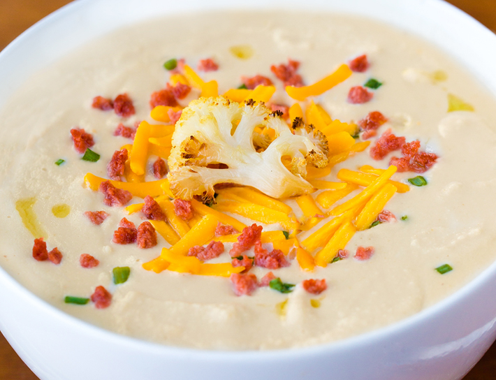 Low Carb Keto Cauliflower Soup