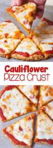 Cauliflower Pizza Crust - The Best Crispy Recipe!