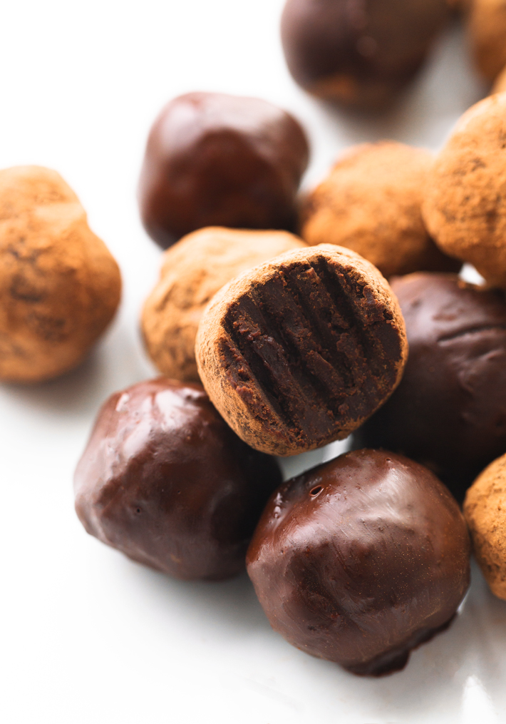 Eenvoudig recept voor chocoladetruffels