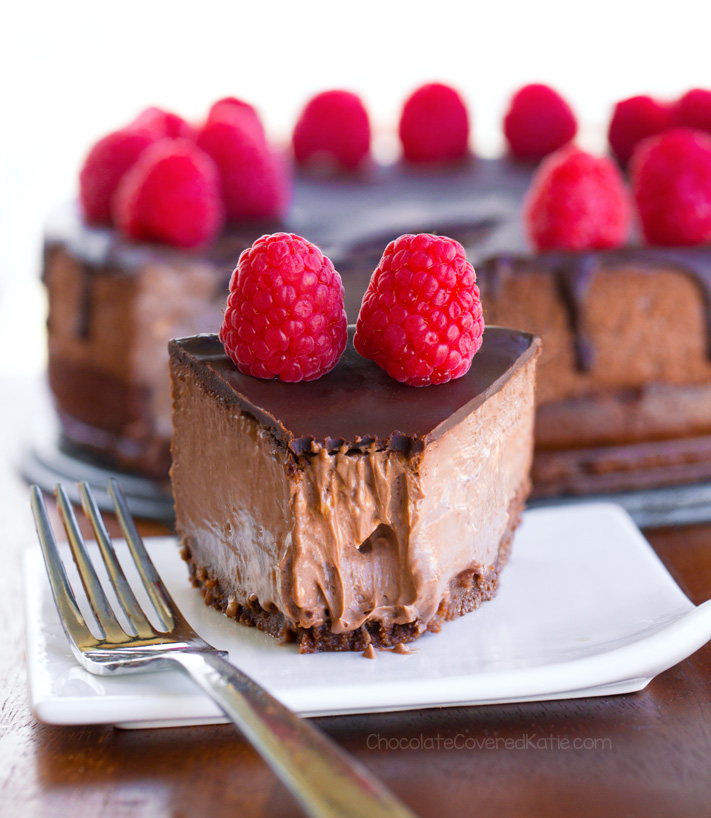 Keto Chocolate Cheesecake