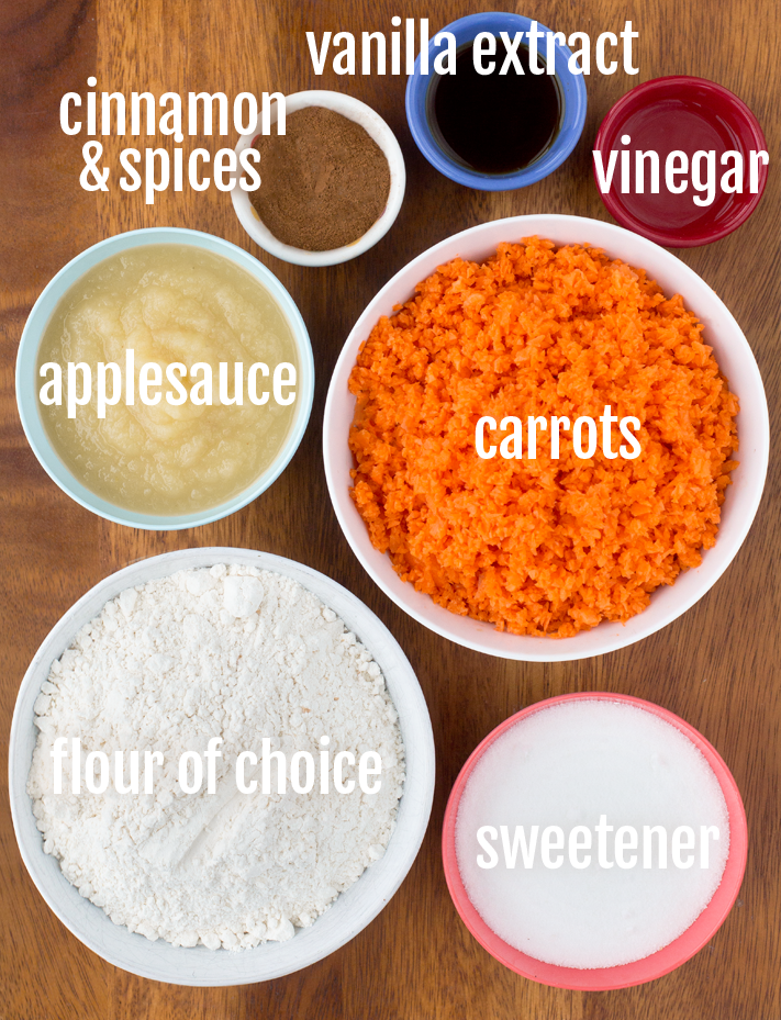 Carrot Cake Ingredients