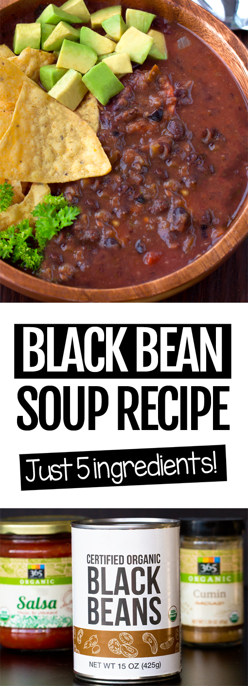 The Best Easy Black Bean Soup Recipe