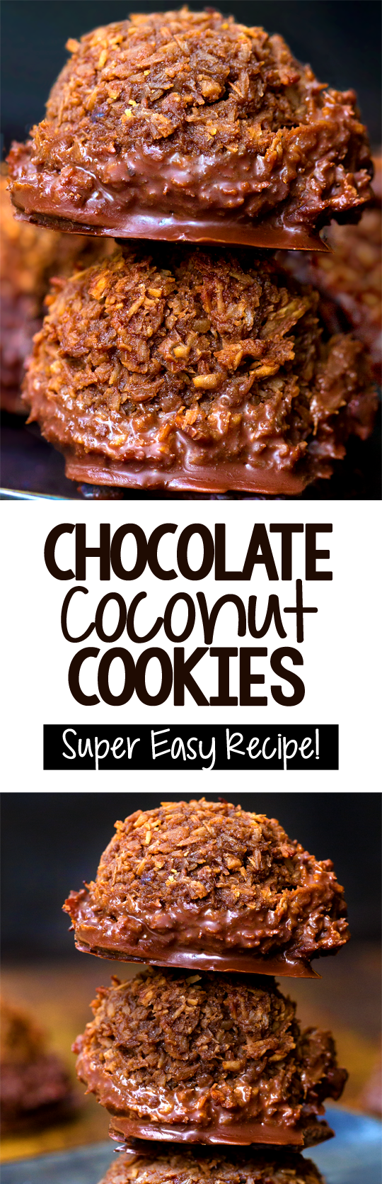 The Best Easy Chocolate Coconut Cookies